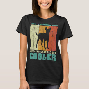 T-shirt Hommes Vintage Rat Rétro Terrier Papa Comme Un Ord