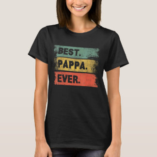 T-shirt Hommes Vintage Retro Best Pappa Ever Hommes Père D