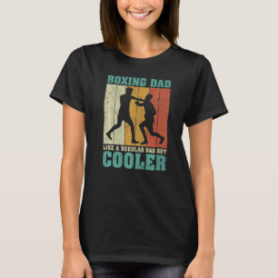 T-shirt Hommes Vintage Retro Boxe Papa Comme Un Père Régul