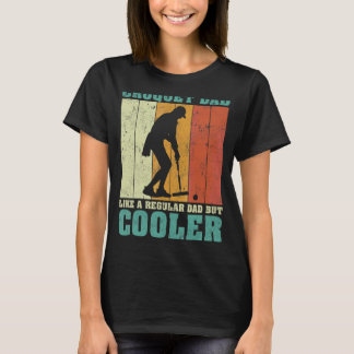 T-shirt Hommes Vintage Retro Croquet Papa Comme Un Papa Ré