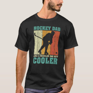 T-shirt Hommes Vintage Retro Hockey Papa Comme Un Papa Rég