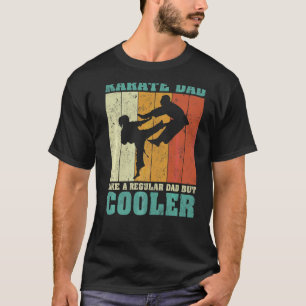 T-shirt Hommes Vintage Rétro Karate Papa Comme Un Papa Rég