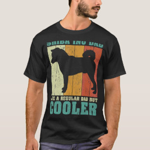 T-shirt Hommes Vintage Rétro Shiba Inu Papa Comme Un Da Ré