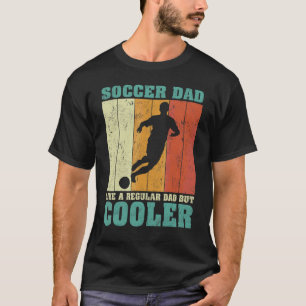 T-shirt Hommes Vintage Retro Soccer Papa Comme Un Père Rég