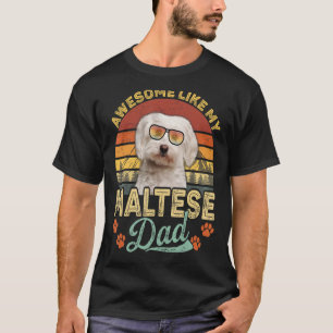 T-shirt Hommes Vintage stupéfiant Comme Mon Père Maltais C
