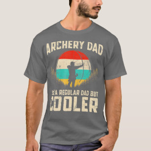T-shirt Hommes Vintage tir à l'arc Papa Drôle Fête des pèr