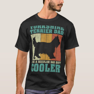 T-shirt Hommes Vintage Yorkshire Terrier Papa Comme Un Ord