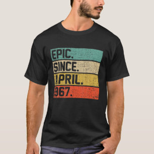 T-shirt Hommes vintages 55E Anniversaire Epic Depuis Le 1E