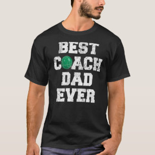 T-shirt Hommes Vintages désistés Best Bocce Coach Papa Fat