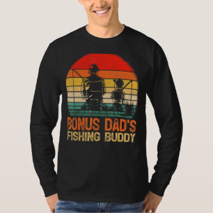 T-shirt Hommes Vintages Garçons Bonus Papa Pêche Buddy Pêc