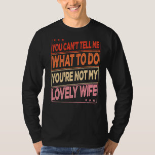 T-shirt Hommes Vous ne pouvez pas me dire quoi faire Vous