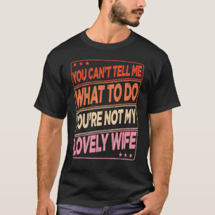 T-shirt Hommes Vous ne pouvez pas me dire quoi faire Vous