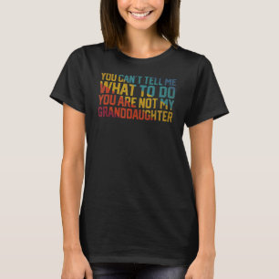 T-shirt Hommes vous ne pouvez pas me dire quoi faire Vous 