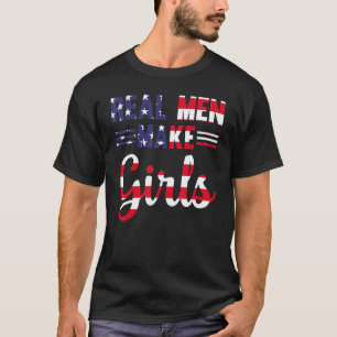 T-shirt Hommes vrais Les Filles Papa Paternité Fille Dadd