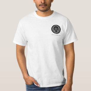 T-shirt Hommes White Business Logo Personnalisé