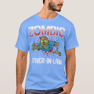 T-shirt Hommes Zombie PèreInLaw Père Correspondant Famille