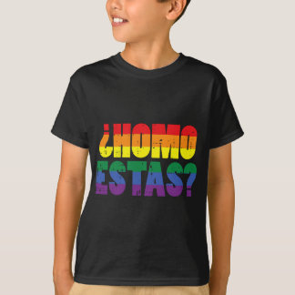 T-shirt Homo Estas espagnol mexicain drôle Gay pride Ally 