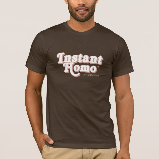 T-shirt Homo Instantané  (Devant)