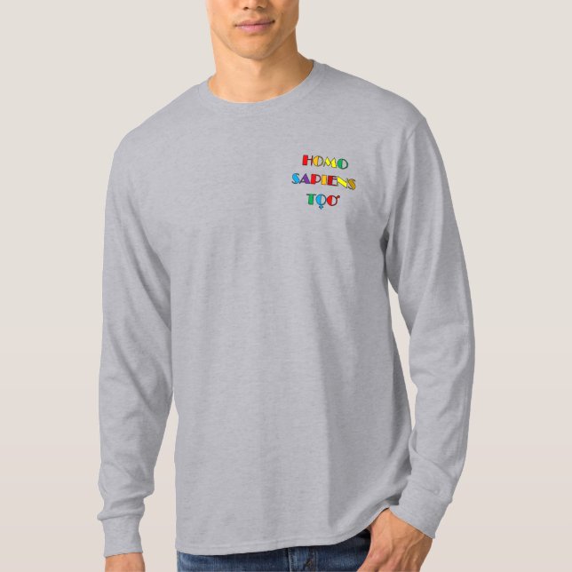 T-shirt homo SAPIENS (Devant)