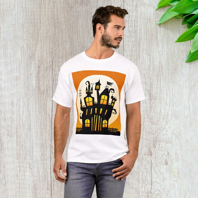 T-Shirt Homologué House And Moon Mens (Créateur téléchargé)