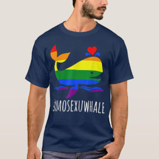 T-shirt Homosewhale Have A Gay Day LGBT Pride Funny 