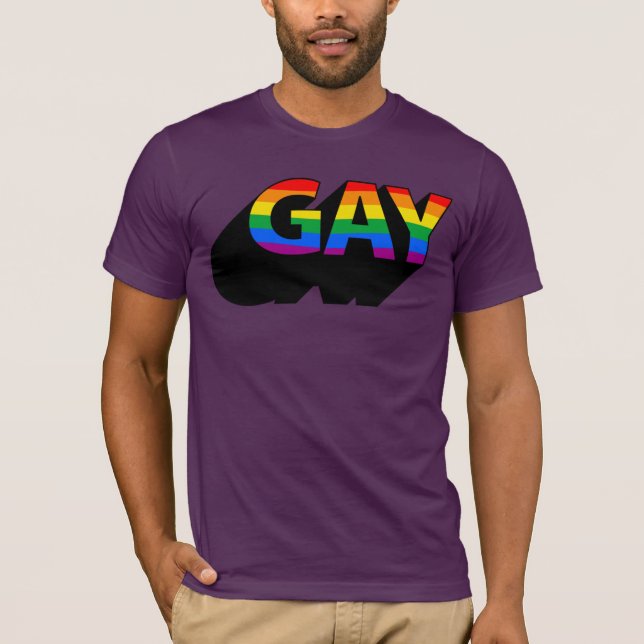 T-SHIRT HOMOSEXUEL (Devant)