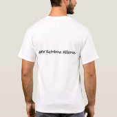 T-shirt Homosexuel de Yay ! (Dos)