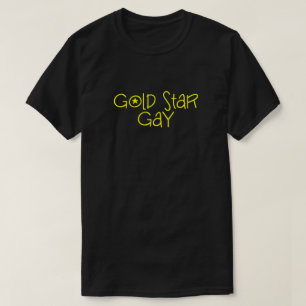 T-SHIRT HOMOSEXUEL D'ÉTOILE D'OR