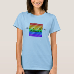 T-shirt homosexuel (grand), je ne suis pas GAI, MAIS MON