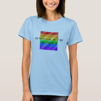 T-shirt homosexuel (grand), je ne suis pas GAI, MAIS MON