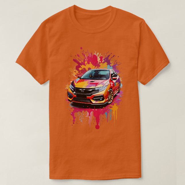 T-shirt Honda Civic (Design devant)