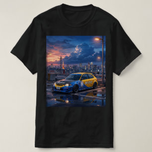 T-shirt Honda Civic EK9 Voiture de Tourisme