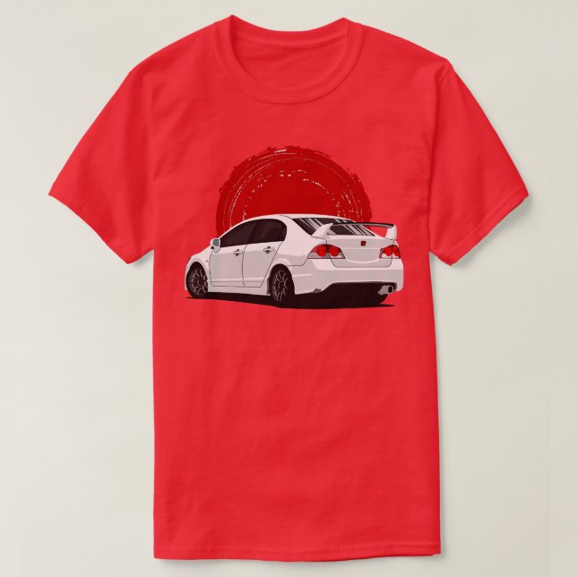 T-shirt Honda Civic FD 1 (Design devant)