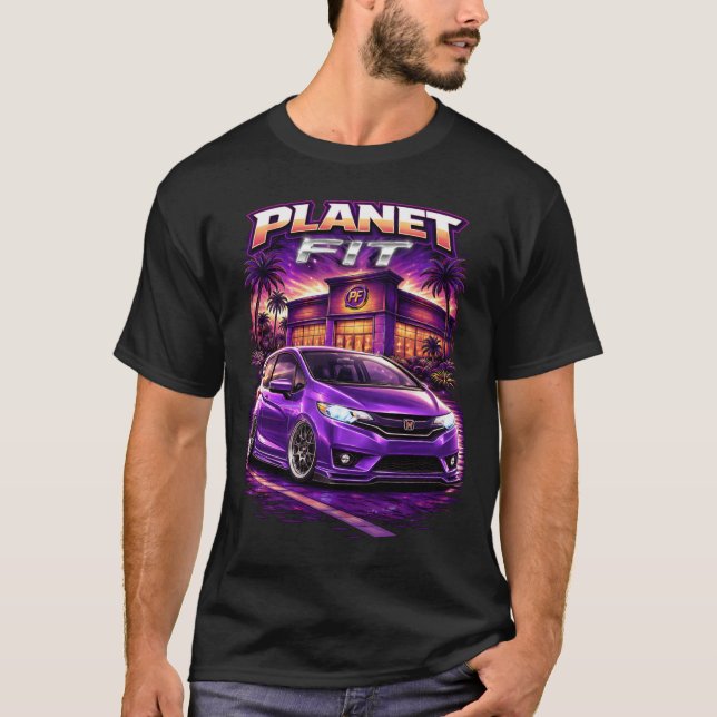 T-shirt Honda Fit 3e génération Planet Fit (Devant)