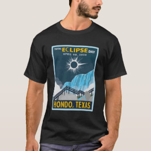 T-shirt Hondo Texas Total Solar Eclipse 2024