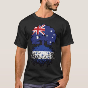 T-shirt Honduras Australien Australie racine d'arbre