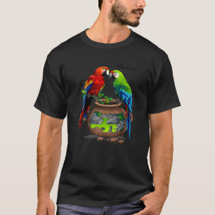 T-shirt Honduras Copan maya perroquets