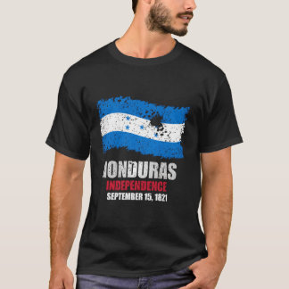 T-shirt Honduras Drapeau T Chemise Indépendance du Hondura