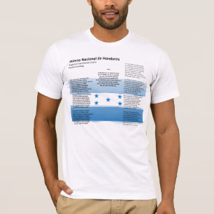 T-shirt Honduras - Himno Nacional de Honduras