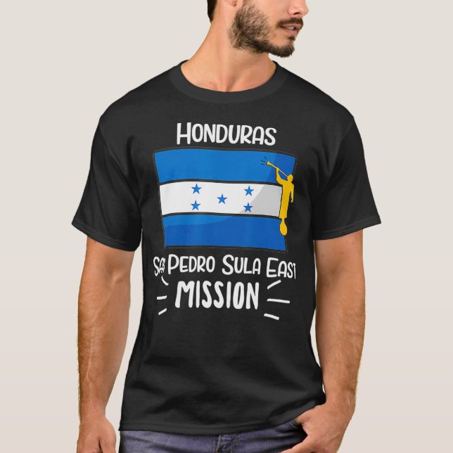 T-shirt Honduras San Pedro Sula East Mormon LDS Mission (Devant)