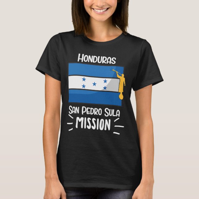 T-shirt Honduras San Pedro Sula Mormon Mission LDS (Devant)