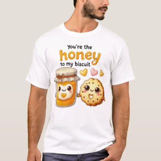 T-shirt Honey and Cookie Adorable Illustration