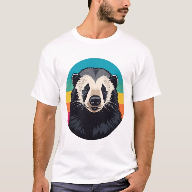 T-shirt Honey Badger (Devant)