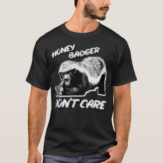 T-shirt Honey Badger donx27t care 3