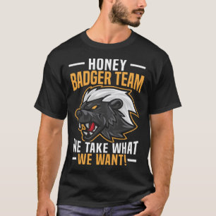 T-shirt Honey Badger Faune Animal Ratel 13