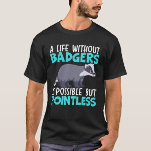 T-shirt Honey Badger Faune Animal Ratel 16