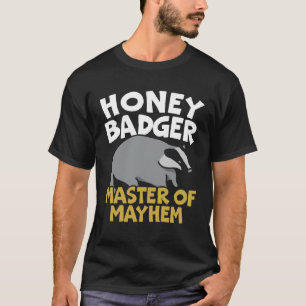 T-shirt Honey Badger Faune Animal Ratel 23