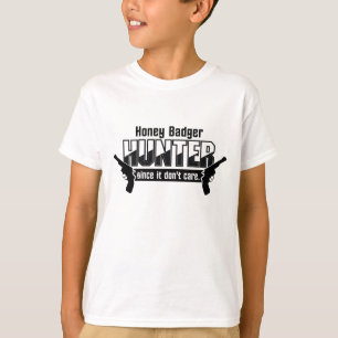 T-shirt Honey Badger Hunter chemise - choisir style & coul