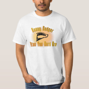 T-shirt Honey Badger Vous Met Dur Brun
