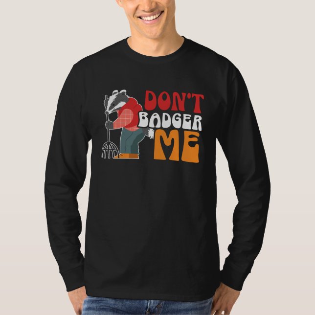 T-shirt Honey Badger  Wildlife Animal Ratel (Devant)